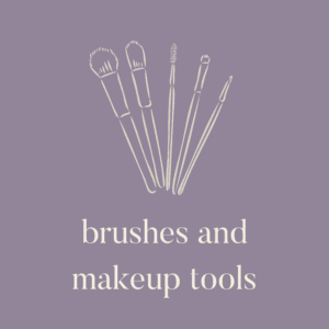 brushes and makeup tools